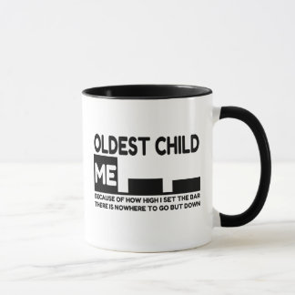 Oldest of Three Children Joke Mug