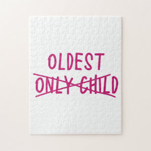 Oldest with Only Child Crossed Out Jigsaw Puzzle