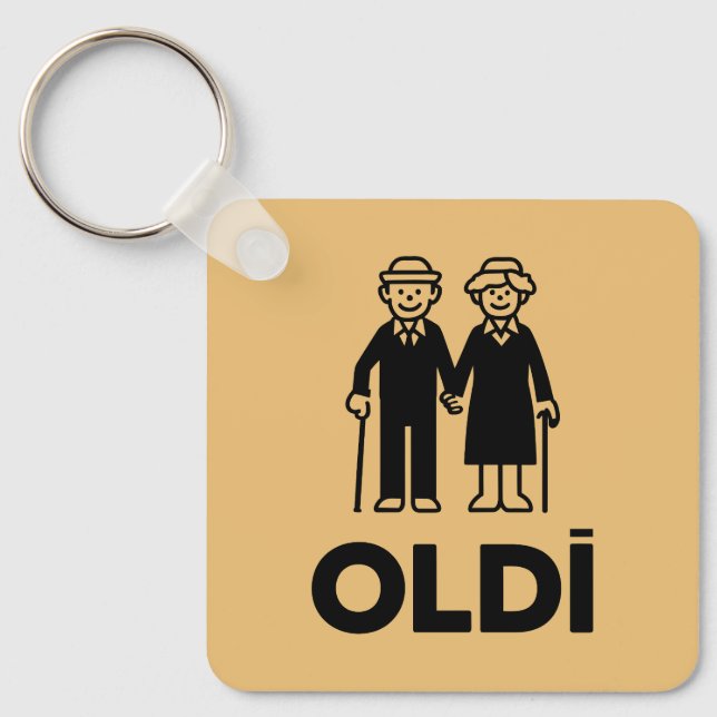Oldi Birthday Key Ring (Front)