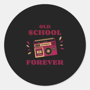 Oldie But Goodie - Retro Jukebox Fans Classic Round Sticker