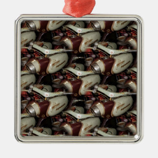 Oldie Motorcycle multiple Metal Tree Decoration