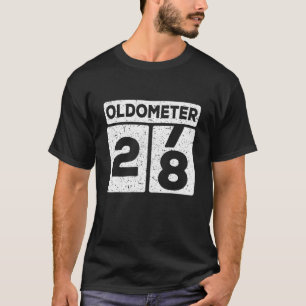 Oldometer 27-28 28Th Birthday Funny Gift T-Shirt