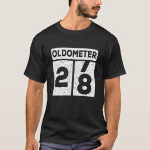 Oldometer 27 28 28th Birthday T-Shirt