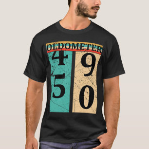 Oldometer 49 50 50th Birthday T-Shirt