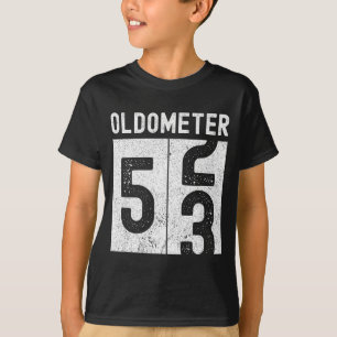 Oldometer 53rd Birthday Funny Retro Turning 53 Yea T-Shirt