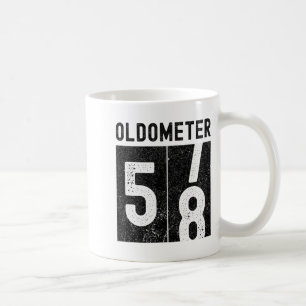 Oldometer 58th Birthday Funny Retro Turning 58 Yea Coffee Mug