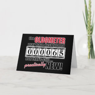 Oldometer Birthday Card