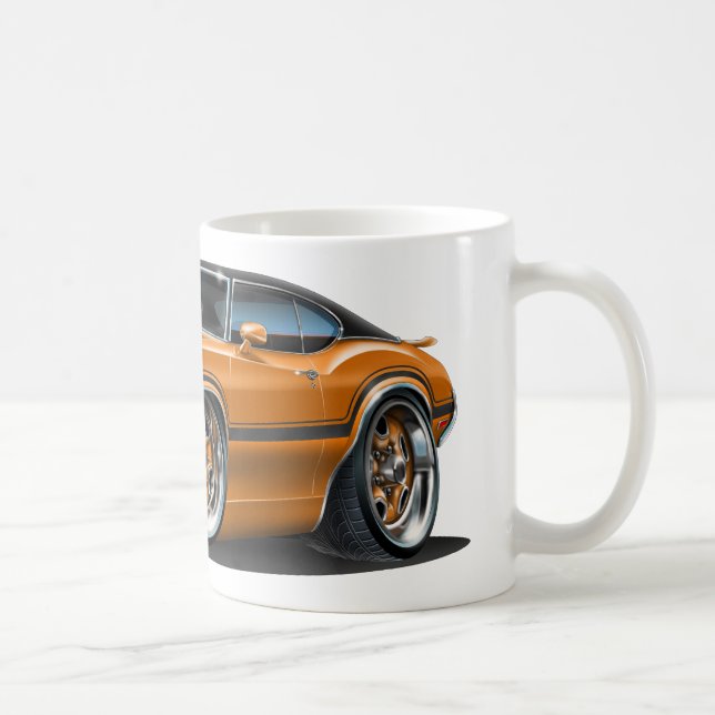 Olds Cutlass 442 Orange Car Coffee Mug (Right)