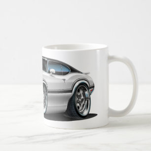 Olds Cutlass 442 White Car Coffee Mug