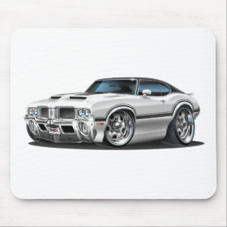 Olds Cutlass 442 White Car Mouse Mat