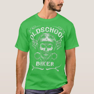 Oldschool Cooles Biker Motiv 1252 T-Shirt
