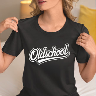 Oldschool Retro Script T-Shirt