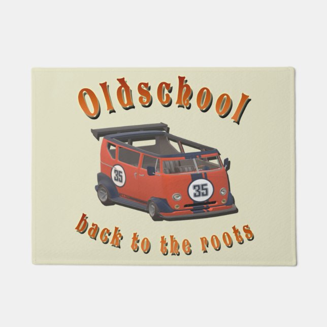 Oldschool Speed - ​Back to the roots! Doormat (Front)