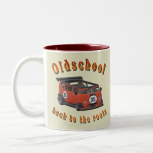 Oldschool Speed - Back to the roots! Two-Tone Coffee Mug