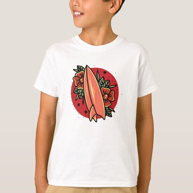 Oldschool Surfing T-Shirt (Front)