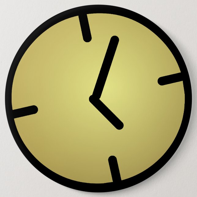 Oldskool Clock Badge (Front)