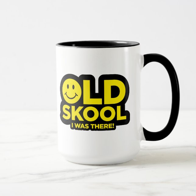 Oldskool - I Was There - Rave Acid Mug (Right)