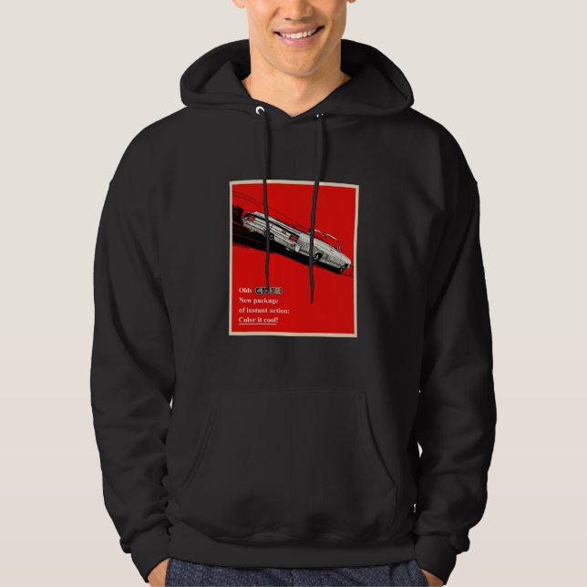 Oldsmobile 442 vintage advertisement hoodie (Front)