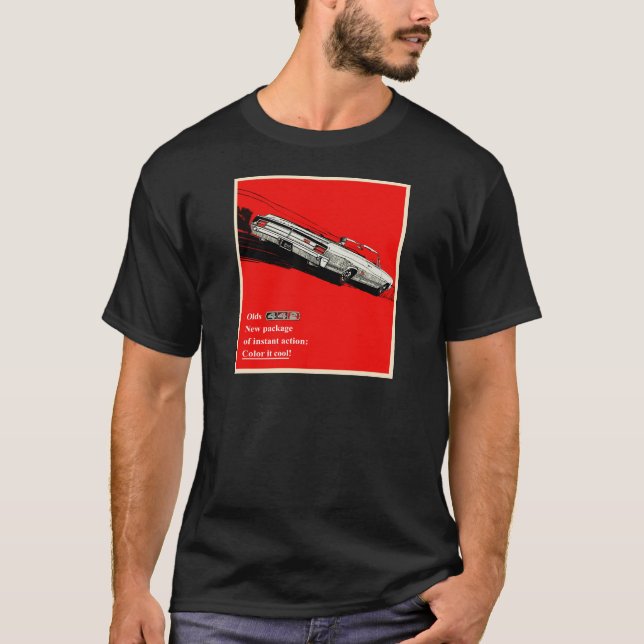 Oldsmobile 442 vintage advertisement T-Shirt (Front)