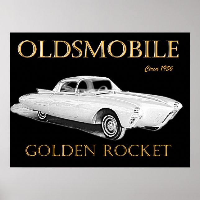 Oldsmobile Golden Rocket Poster (Front)