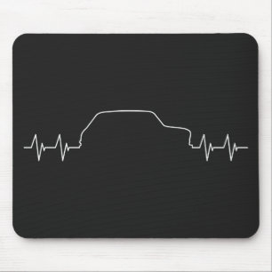 Oldtiemer Mini Englischer Klassiker Heartbeat Mouse Mat