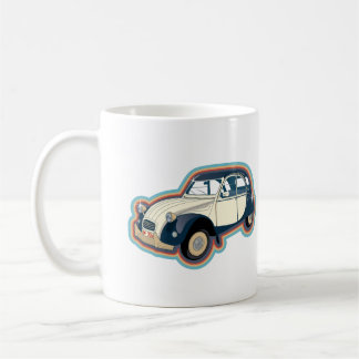 Oldtimer 2CV french classic car Coffee Mug