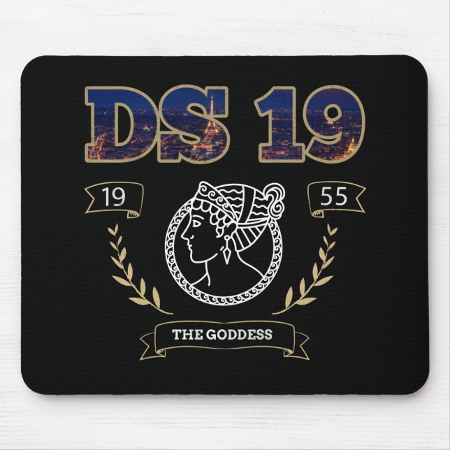Oldtimer Citroen DS 19 The Goddess Mouse Mat (Front)
