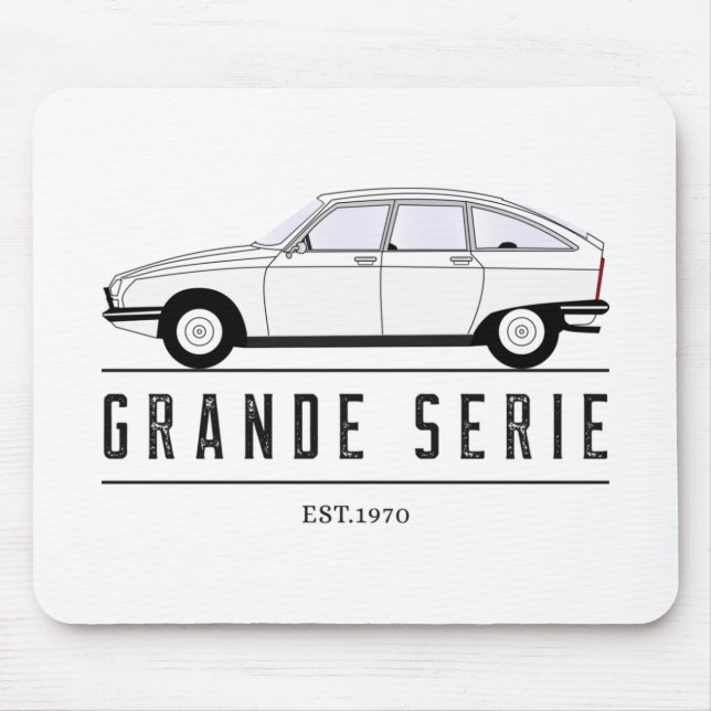 Oldtimer GS Pallas French Automotive Innovation Mouse Mat (Front)