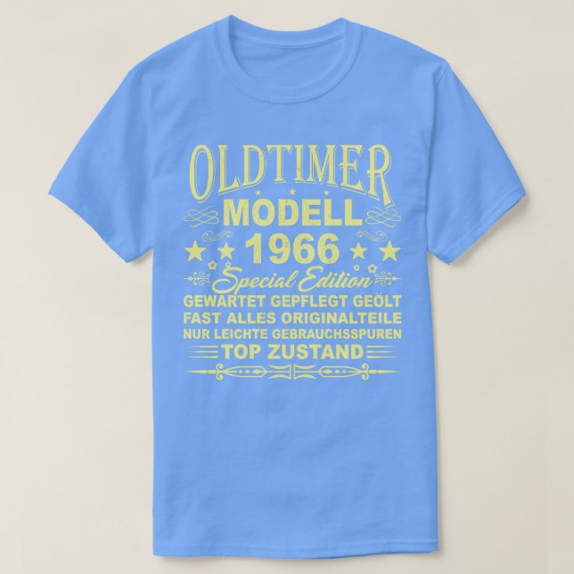 OLDTIMER MODELL BAUJAHR 1966 T-Shirt (Design Front)