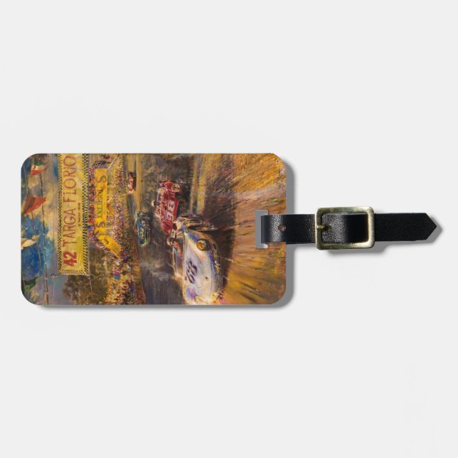 Oldtimer race luggage tag (Front Horizontal)