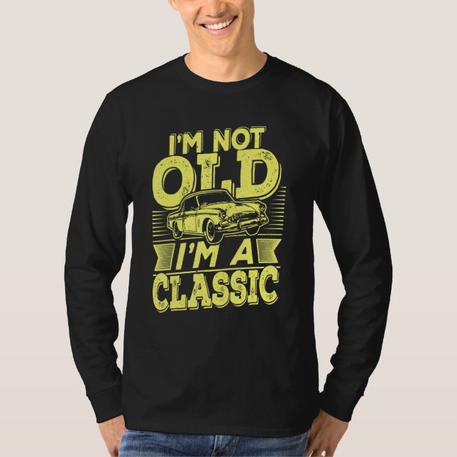 Oldtimer Slogan Mechanic T-Shirt (Front)