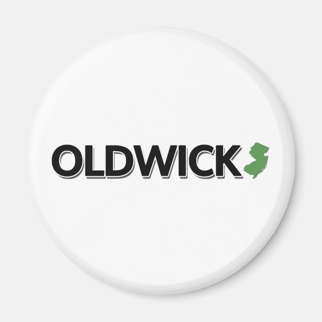 Oldwick, New Jersey Magnet (Front)