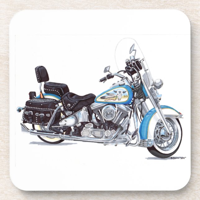 Ole Blue Drink Coaster (Front)