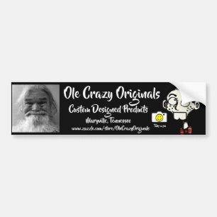 Ole Crazy Bumper Sticker