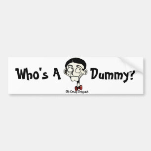 Ole Crazy Bumper Sticker