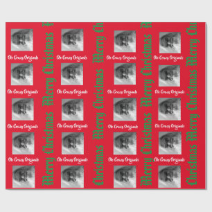 Ole Crazy Christmas Gift Wrapping Paper