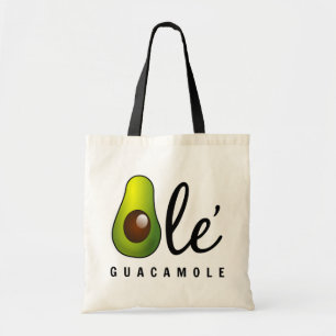 Ole Guacamole Avocado Humour Tote Bag