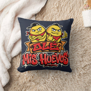 Ole mis huevos 2 cushion