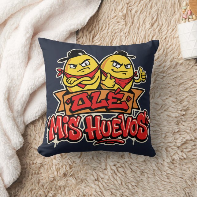 Ole mis huevos 2 cushion (Blanket)