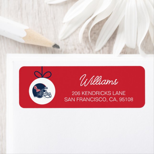 Ole Miss Football Helmet | Dark Blue (Insitu)