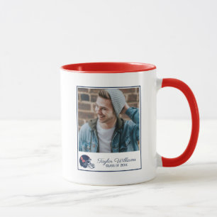 Ole Miss Football Helmet   Dark Blue Mug
