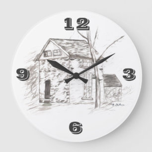 OLE TIME Tic Toc Large Clock