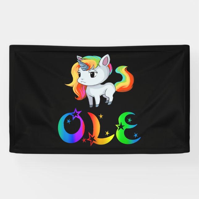 Ole Unicorn Banner (Horizontal)