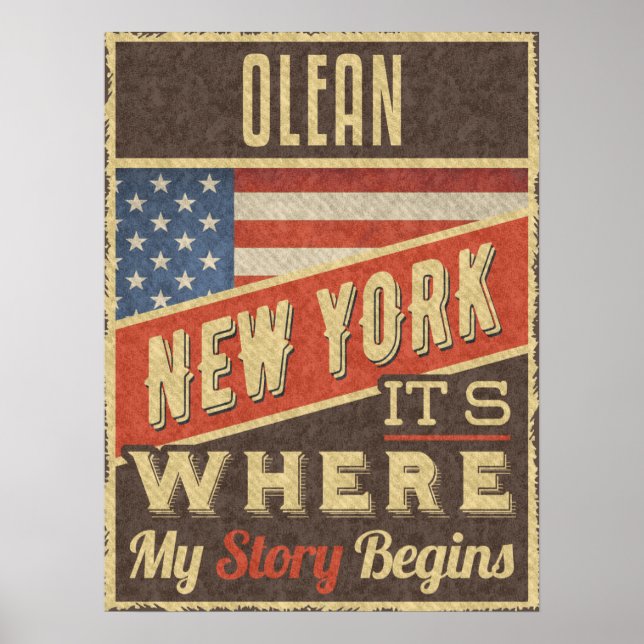 Olean New York Poster (Front)