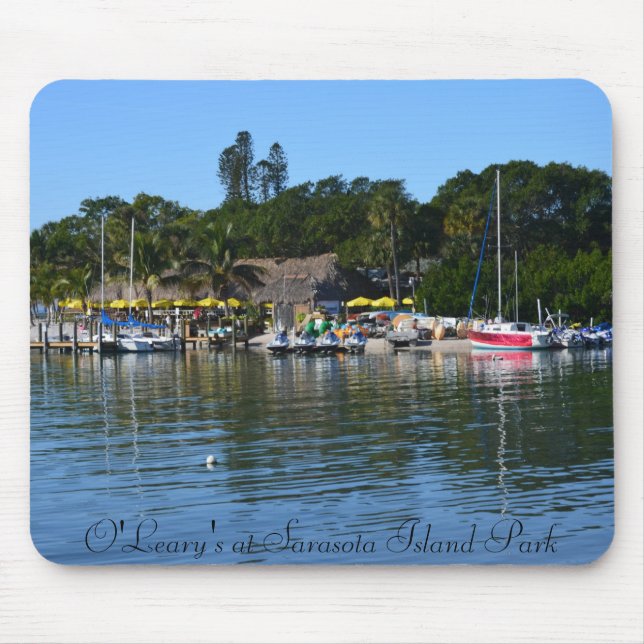 O'leary's At Island Park, Sarasota, Florida Mouse Mat (Front)