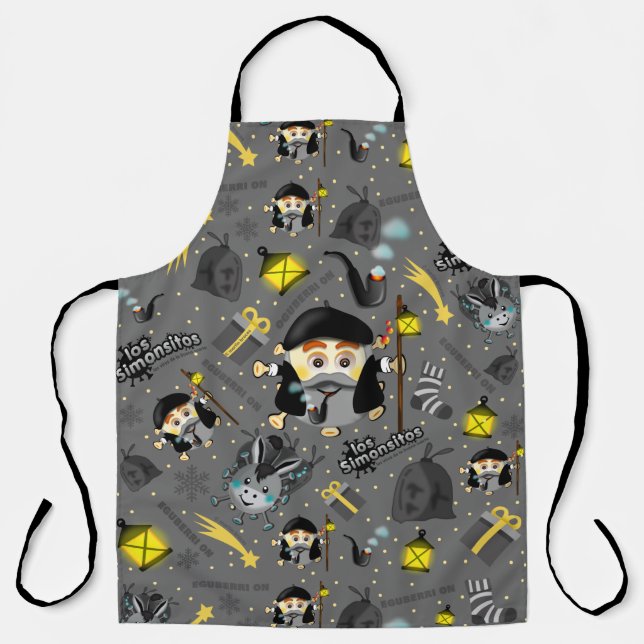 Olentzero Basque Eguberri on by Simonsite Apron (Front)