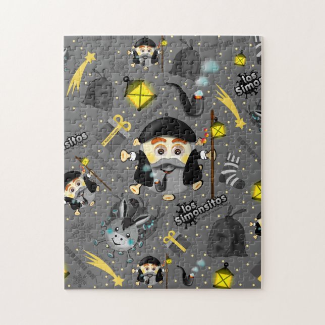 Olentzero vasco Eguberri on by Simonsito Jigsaw Puzzle (Vertical)