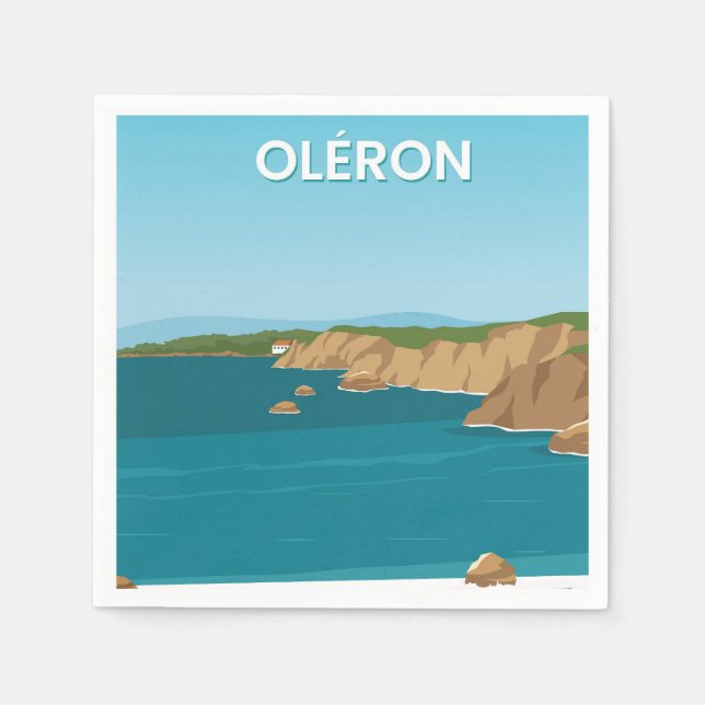  Oleron travel Napkin (Front)