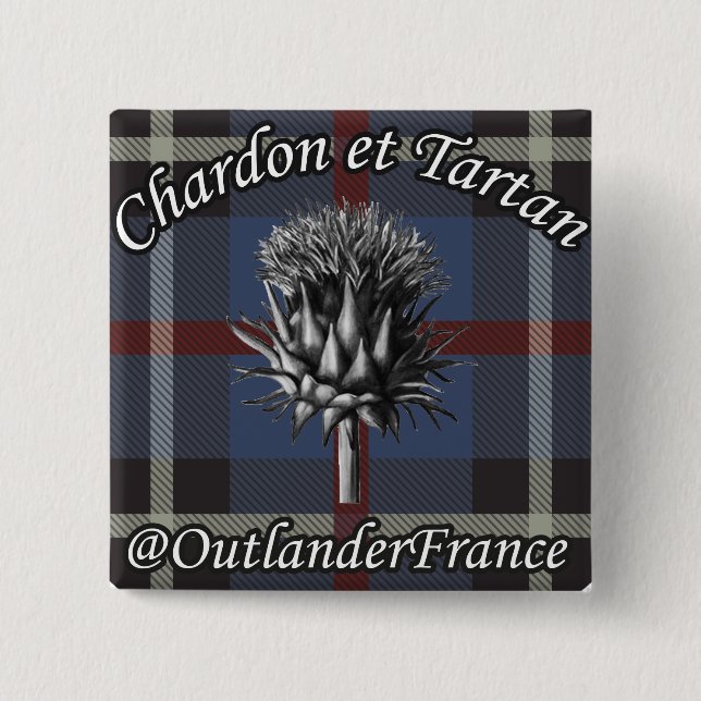 OLFrance swipes in 15 Cm Square Badge (Front)