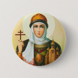 Olga 6 Cm Round Badge